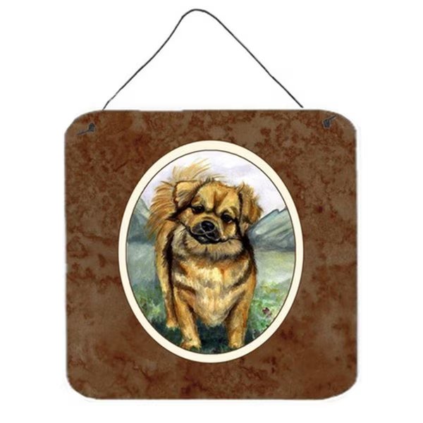 Tibetan Spaniel Wall or Door Hanging Prints, 6 x 0.02 x 6 in., Carolines Treasures, Mfr#: 7075DS66